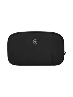 Victorinox - Travel Essentials Compact Toiletry Pouch with 3 Mesh Pockets- Black (Small)