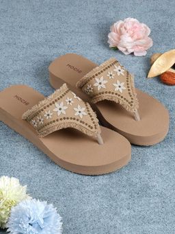 Mochi - Women Beige Sandals