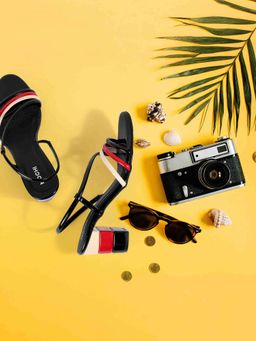 Mochi - Women Black Heeled Sandals