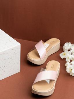 Inc.5 - Womens Silver Casual Transparent Round Toe Sandals