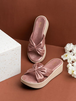 Inc.5 - Womens Pink Solid Round Toe Casual Sandals