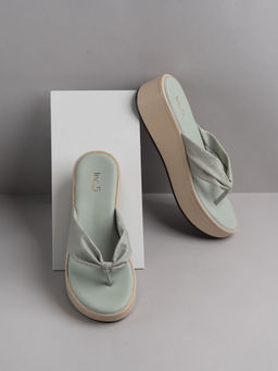 Inc.5 - Womens Grey Casual Solid Round Toe Sandals