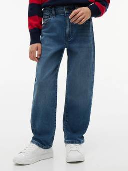 Tommy Hilfiger - Boys Light-Wash Relaxed Fit Mid Rise Jeans