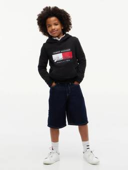 Tommy Hilfiger - Boys Logo Regular Fit Cotton Sweatshirt