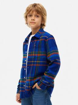 Tommy Hilfiger - Boys Checks Regular Fit Cotton Shirt