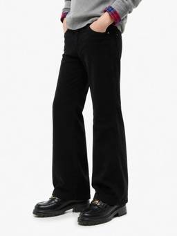 Tommy Hilfiger - Girls Flared Fit Solid Mid Rise Trouser