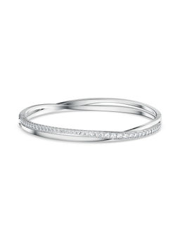 SWAROVSKI - Hyperbola Bangle In White Rhodium Plated S