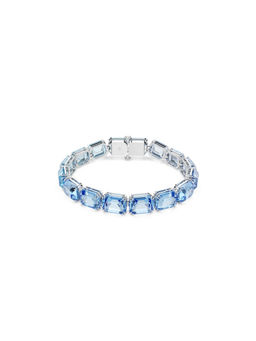 SWAROVSKI - Millenia Tennis Bracelet Octagon Cut Color Gradient Rhodium Plated M
