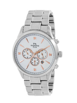 PA Maxima - 48810CMGS White Dial Analog Watch for Men