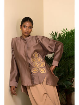 EEDA - Mauve Side Cluster Shirt