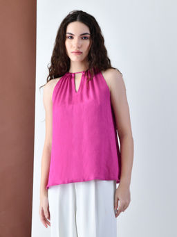KELIN - Lethia Fuchsia Sleeveless Top