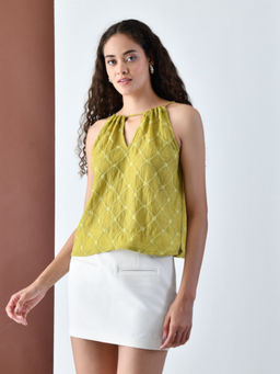KELIN - Lethia Embroidered Sleeveless Top