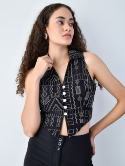 KELIN - Aurora Embroidered Crop Top