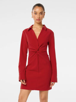 Forever New - Madison Petite Twist Shirt Mini Dress