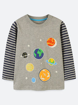 Oh Rare - Grey Printed Regular Fit T-Shirt