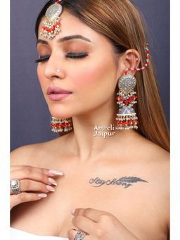 Amreli Jaipur - Vishma Earrings with Maangtika