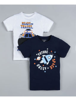 PLUM TREE - Multi-Color Printed Regular T-shirts