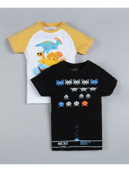 PLUM TREE - Multi-Color Printed Regular T-shirts