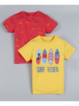 PLUM TREE - Multi-Color Printed Regular T-shirts