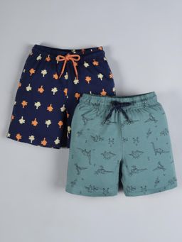 PLUM TREE - Multi-Color Printed Regular Shorts