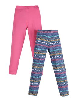 PLUM TREE - Multi-Color Printed Skinny Leggings