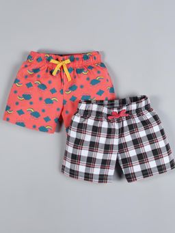 PLUM TREE - Multi-Color Printed Regular Shorts