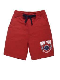 PLUM TREE - Orange Solid Regular Shorts