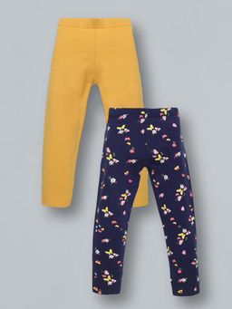 PLUM TREE - Multi-Color Printed Skinny Leggings