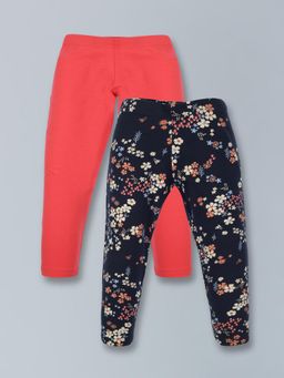 PLUM TREE - Multi-Color Printed Regular Leggings