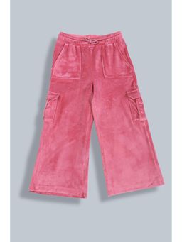 PLUM TREE - Pink Solid Regular Trouser