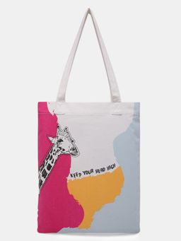 VERO MODA - Women Printed Multi-Color Tote Bag