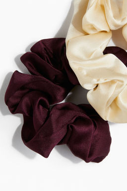 H&M - Women 2-Pack Silk Scrunchies