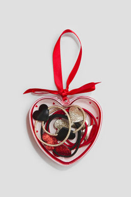 H&M - Girls 8-Pack Appliqued Hair Elastics