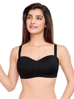 Juliet - Womens Padded Full Coverage Seamless And Strapless Polyamide Spandex Bra