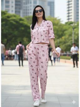 Kanvin - Blush Bloom Cotton Modal Nightsuit