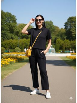 Kanvin - Navy Grace Cotton Modal Nightsuit