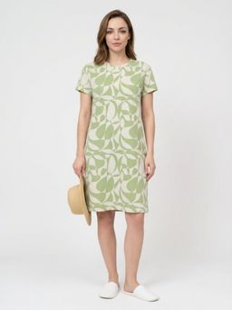 Sweet Dreams - Womens Abstract Printed Short Night Dress Multi-Color