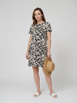 Sweet Dreams - Womens Floral Printed Short Night Dress Multi-Color