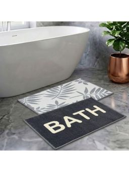 Athom Living - Multi-Color Easy Home Designer Soft Anti Slip Bath Mats (Pack Of 2) (M)