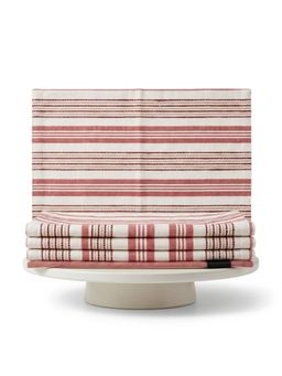 Nesterra - Cotton Blend Woven Stripes Table Mats (Pack of 4)
