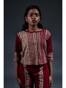 Banana Labs - Maroon Blouse