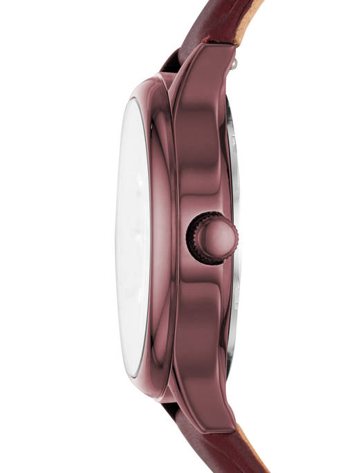 Fossil BQ3285 Modern Sophisticate Multifunction Wine Leather Watch Fossil Women main image 4