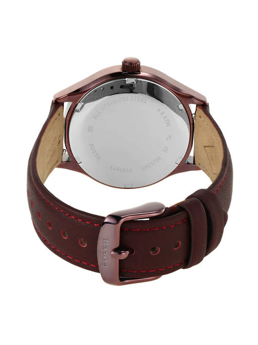 Buy Fossil Modern Sophisticate Wine Watch BQ3285 (M) Online display picture 2