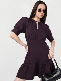 Bewakoof - Women Wine Solid Dress