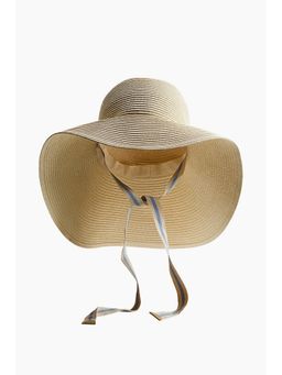 H&M - Women Beige Straw hat