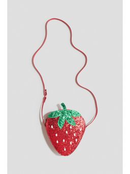 H&M - Girls Red Sequined strawberry crossbody bag