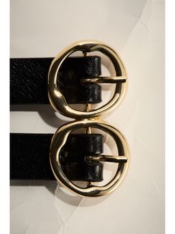 H&M - Women Black Double-strap waist belt