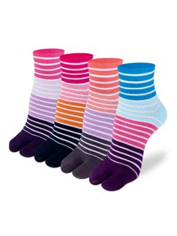 Supersox - Women Breathable Ankle Thumb Socks (Pack of 4)