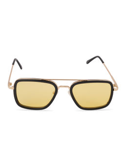 DukieKooky - Black & Yellow UV Protected Aviator Sunglasses (DKSG575H) (7-12 Years)