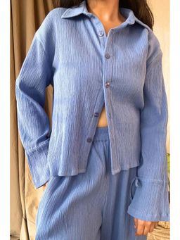 SPELL BY SMOKESHOW - Women Blue Rooh Shirt